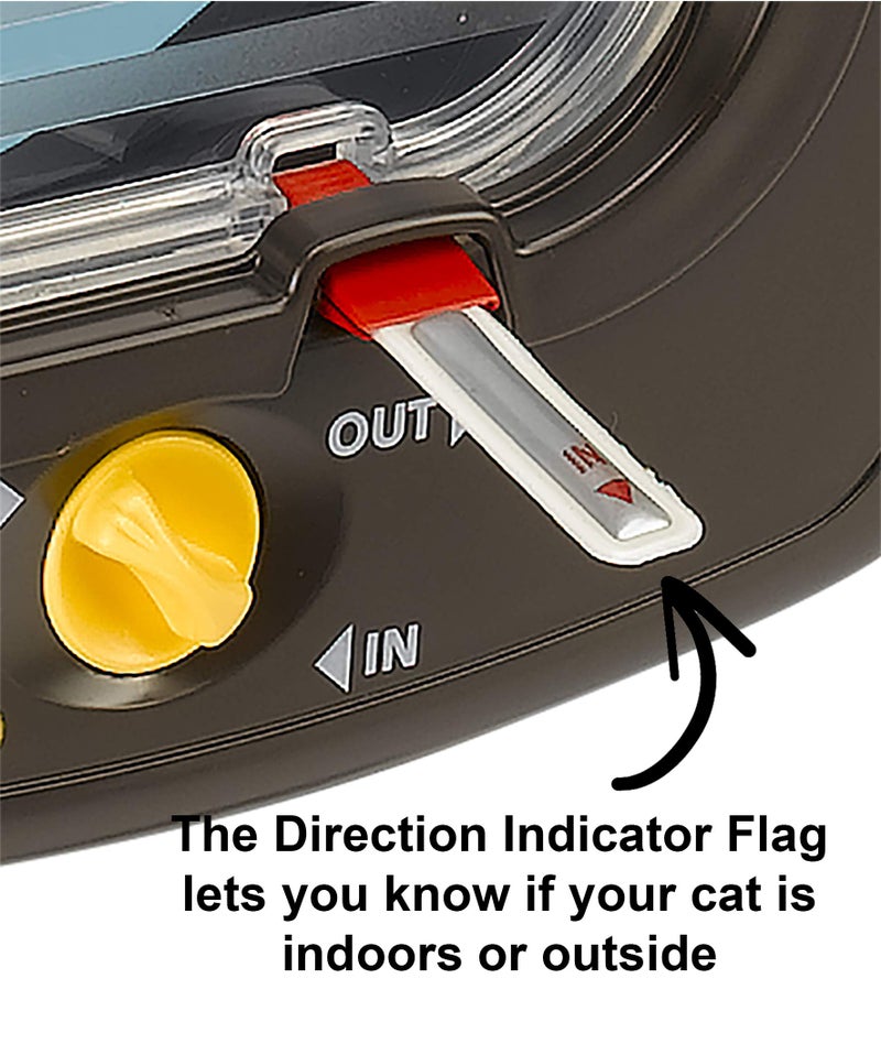 Ferplast Cat Flap Swing 7, Brown - Image 3